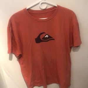 Sweet Orange Quicksilver Regular Fit 100% Cotton Tshirt Nice!